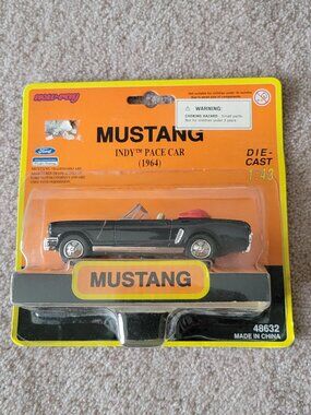 Ford Mustang 1964 Indy Pace Car Die Cast Car 1:43 NWT